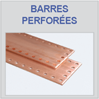 Barres cuivre perforées Barres cuivre perforées