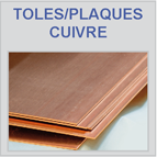 Tôles et plaques cuivre Tôles et plaques cuivre